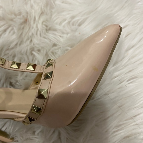 NUDE STUD HEELS (VALENTINO INSPO) - Picture 3 of 9